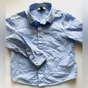 Armani Junior Light Blue Boys' Button-Down Shirt